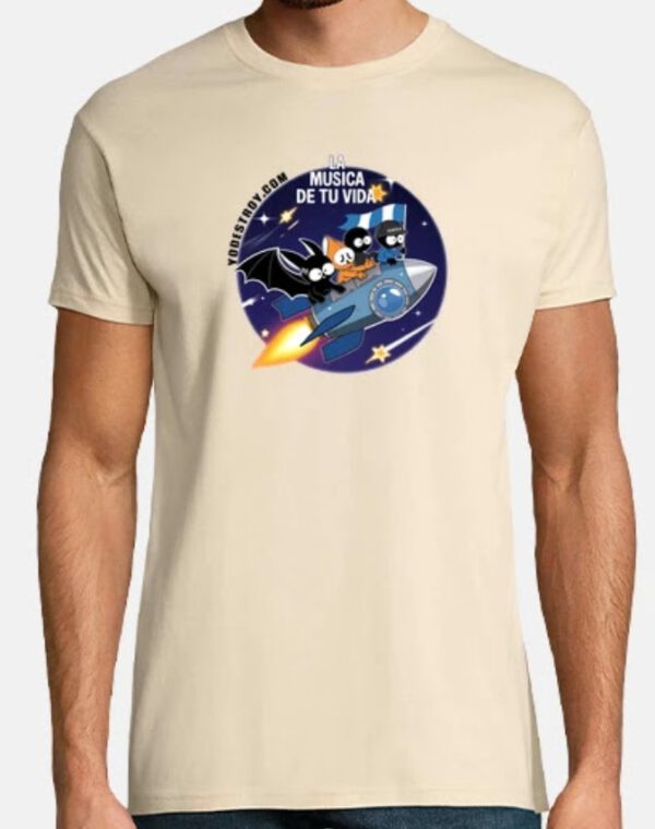 Camiseta "La Musica de Tu Vida" Modelo Cohete (Gratis por compra superior a 100€)