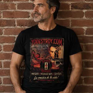 Camiseta Negra: INDIE ROCK - PSYCHODELIC - GOTHT ROCK - TALLA M